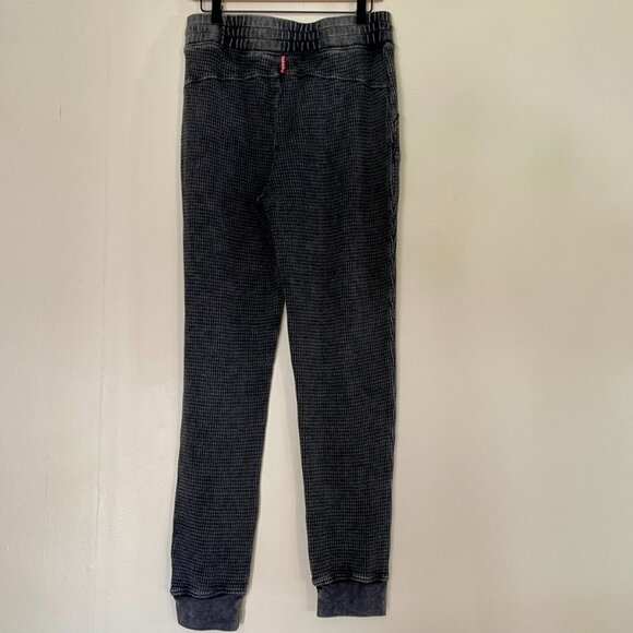 Hardtail Forever Charcoal Grey Waffle Knit Jogger Pants, Sz M - Picture 2 of 8